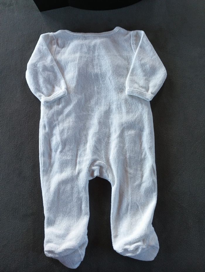 Pyjama grenouillère velours Fille 3 mois renard Gémo - photo numéro 4