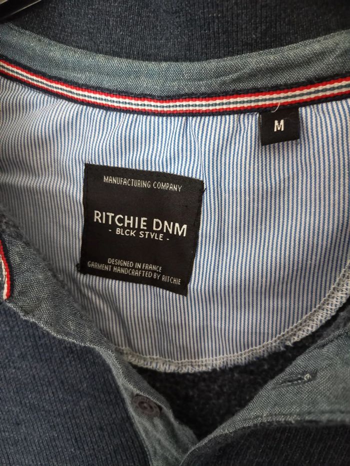 Pull col polo homme Ritchie DNM – Taille M - photo numéro 2