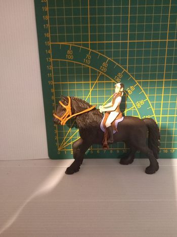 Schleich cheval avec cavalière