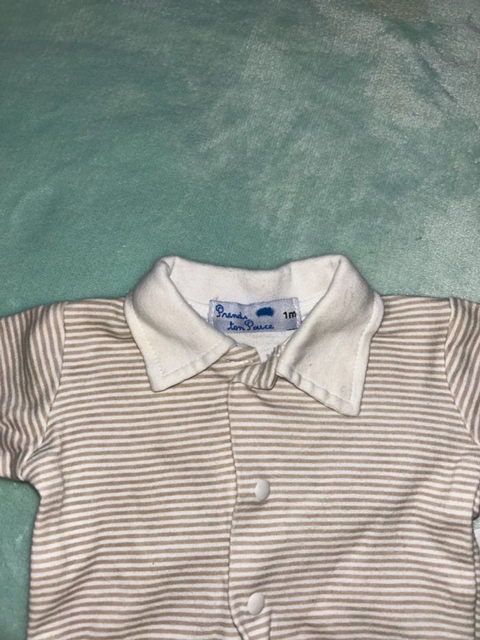 Body bébé effet chemise - photo numéro 2