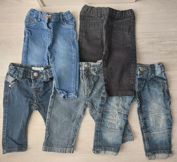 Lot de 5 jeans 6mois