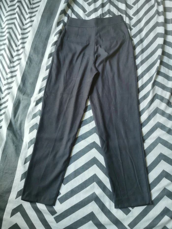 Pantalon gris foncé Mango - photo numéro 2