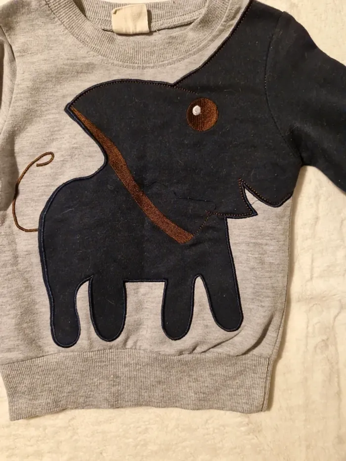 Pull Éléphant bébé - photo numéro 2