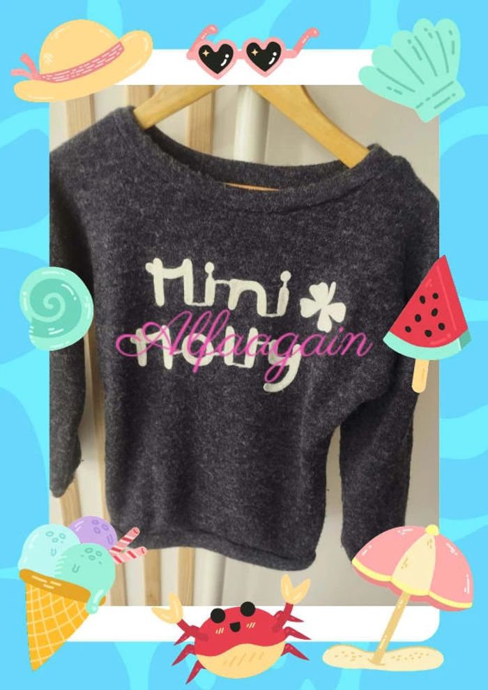 Pull 6/8ans mini molly bleu - photo numéro 2