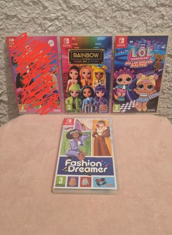 Lot 3 jeux Nintendo Switch excellent état