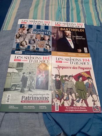 4 magazines histoire comme Neuf Les saisons d Alsace 101/102/103/104