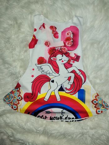 Robe licorne 4 ans