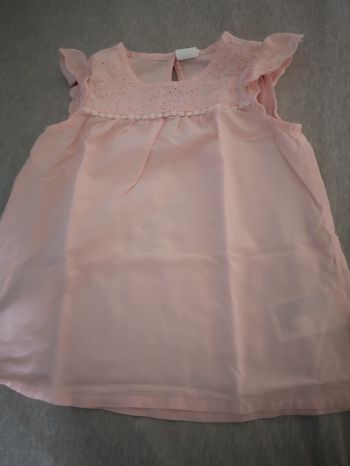 Blouse rose. 3 ans