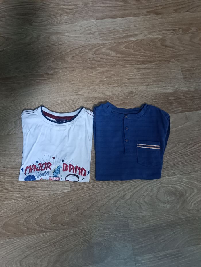 Lot de 2 tee shirts manches longues Sergent major 6 ans