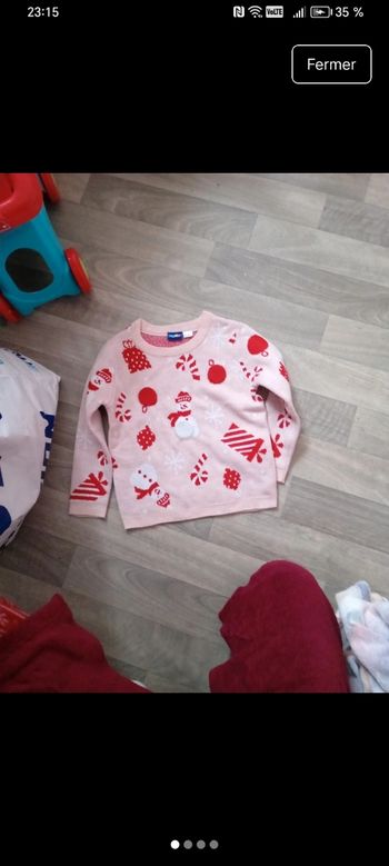 Pull de noël lumineuse