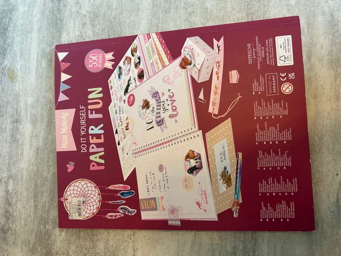 livre activité manuelle diy papers fun miss melody - photo numéro 4
