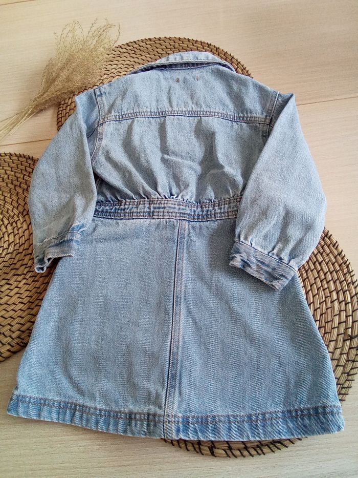 Robe en jean fermée par boutons pressions Vertbaudet taille 5 ans - photo numéro 8