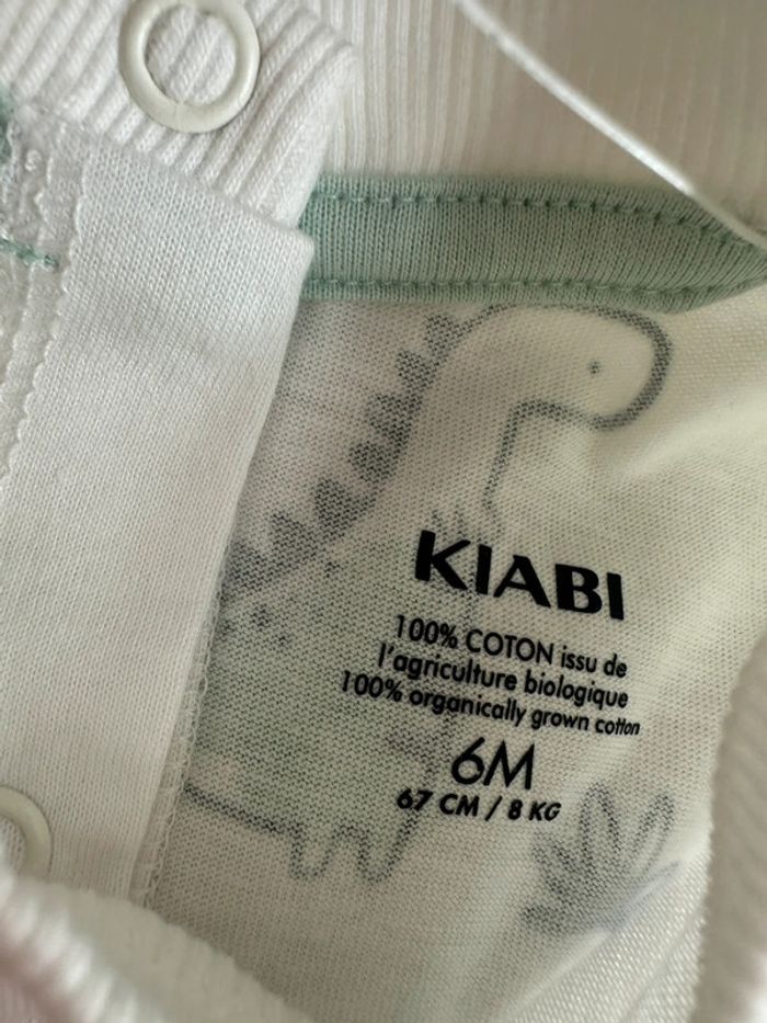 Ensemble short t-shirt dino Kiabi taille 6 mois - photo numéro 5