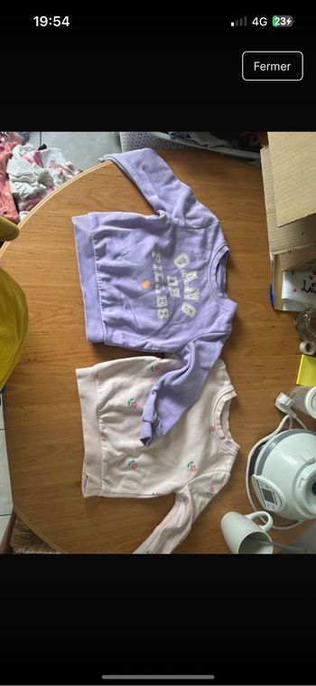 Lot pull fille