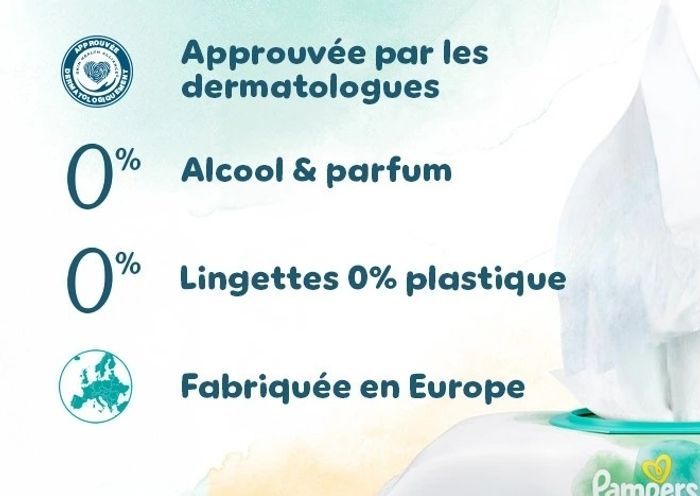 Lot de 9 paquets de Lingettes  Pampers Harmonie Protect & Care - photo numéro 3