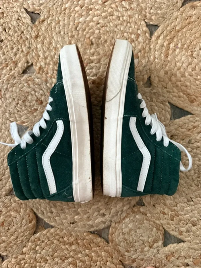 Vans montante - verte sapin - taille 40 - photo numéro 4