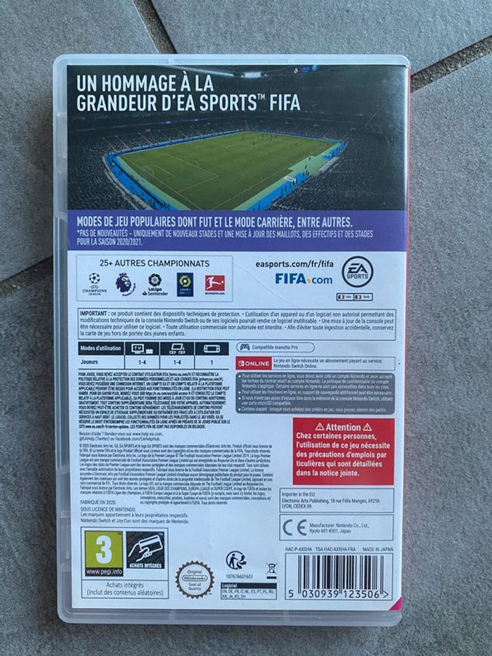 Jeu Switch FIFA 2021 - photo numéro 2