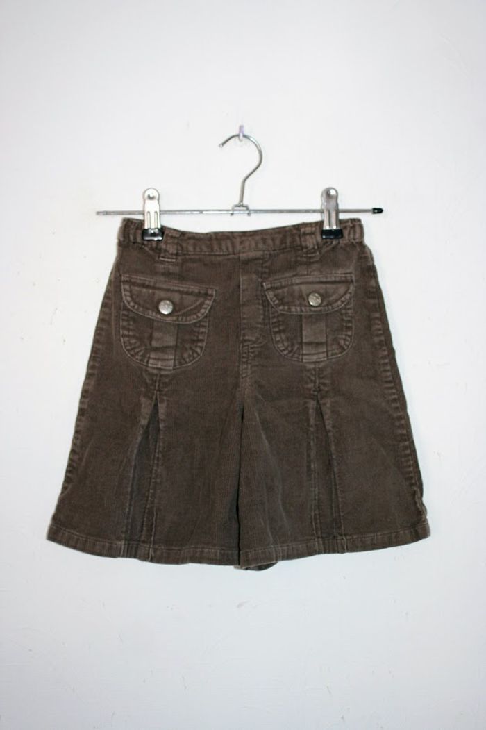 Bermuda velours marron O'Kids 5 ans