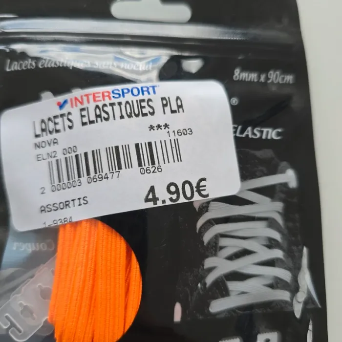 Lot de 2 lacets élastiques sans noeud neufs - photo numéro 3