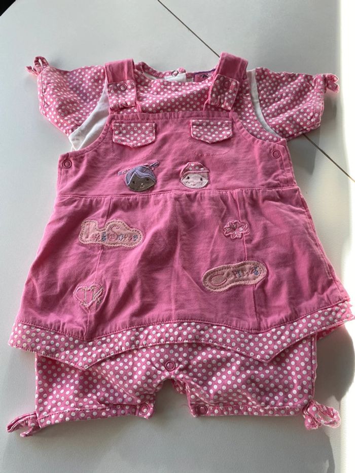 Ensemble tee shirt + barboteuse