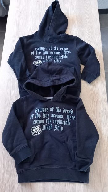 Lot 2 sweats capuche 5 ans