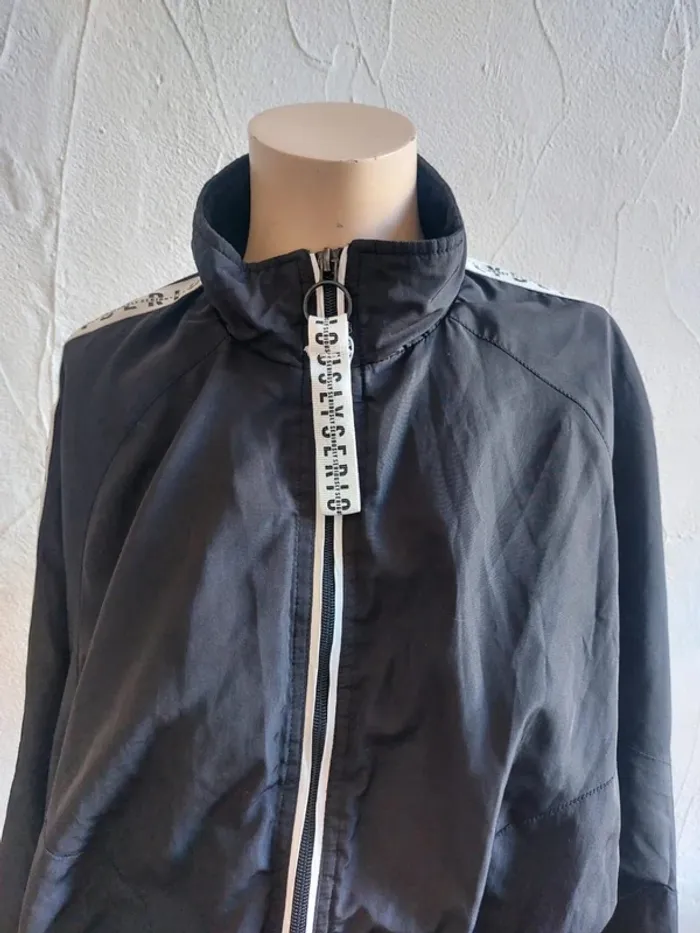 Veste Coupe-Vent Noire courte Taille S - photo numéro 2