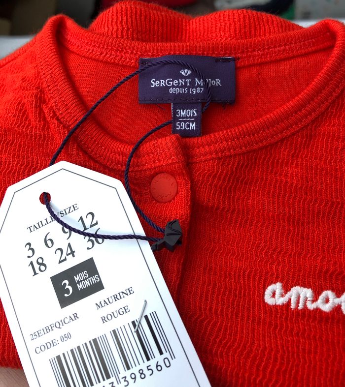 Gilet Sergent Major 3 mois - photo numéro 3