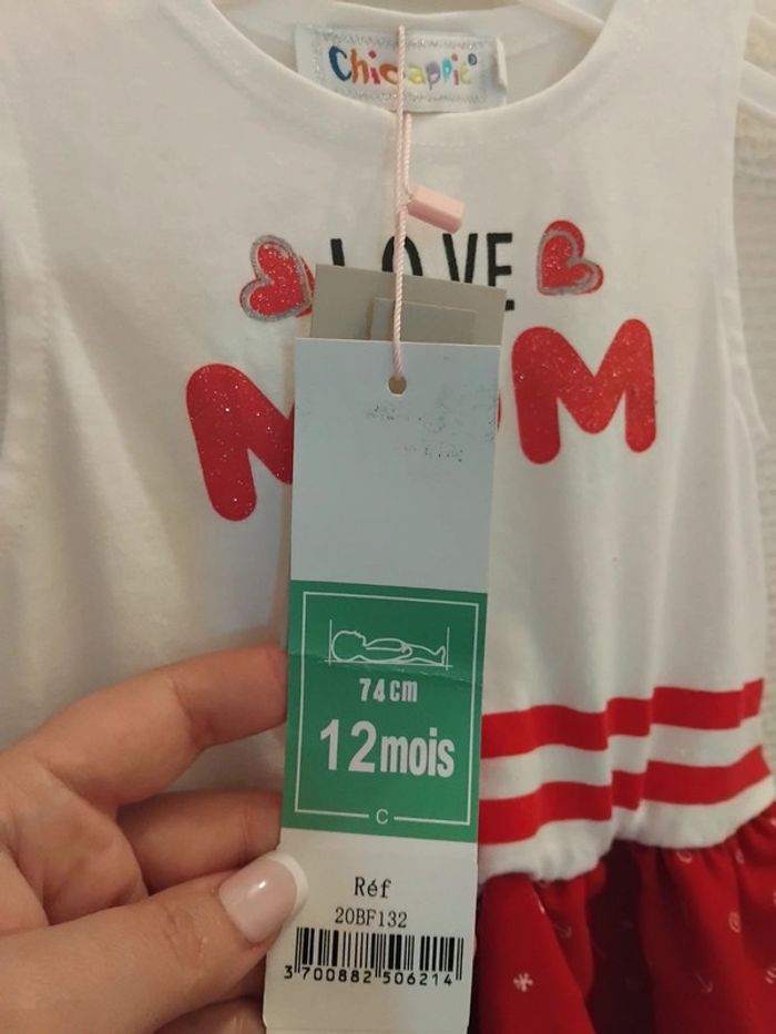 Robe fille neuf 12mois + boléro - photo numéro 10