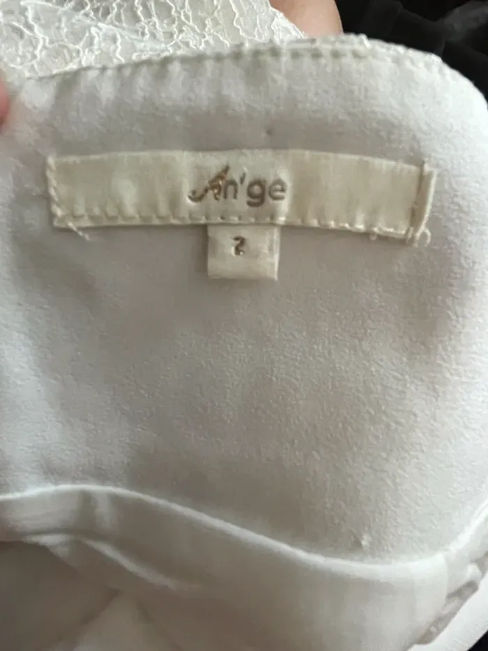 Jupe courte blanche dentelle - photo numéro 5