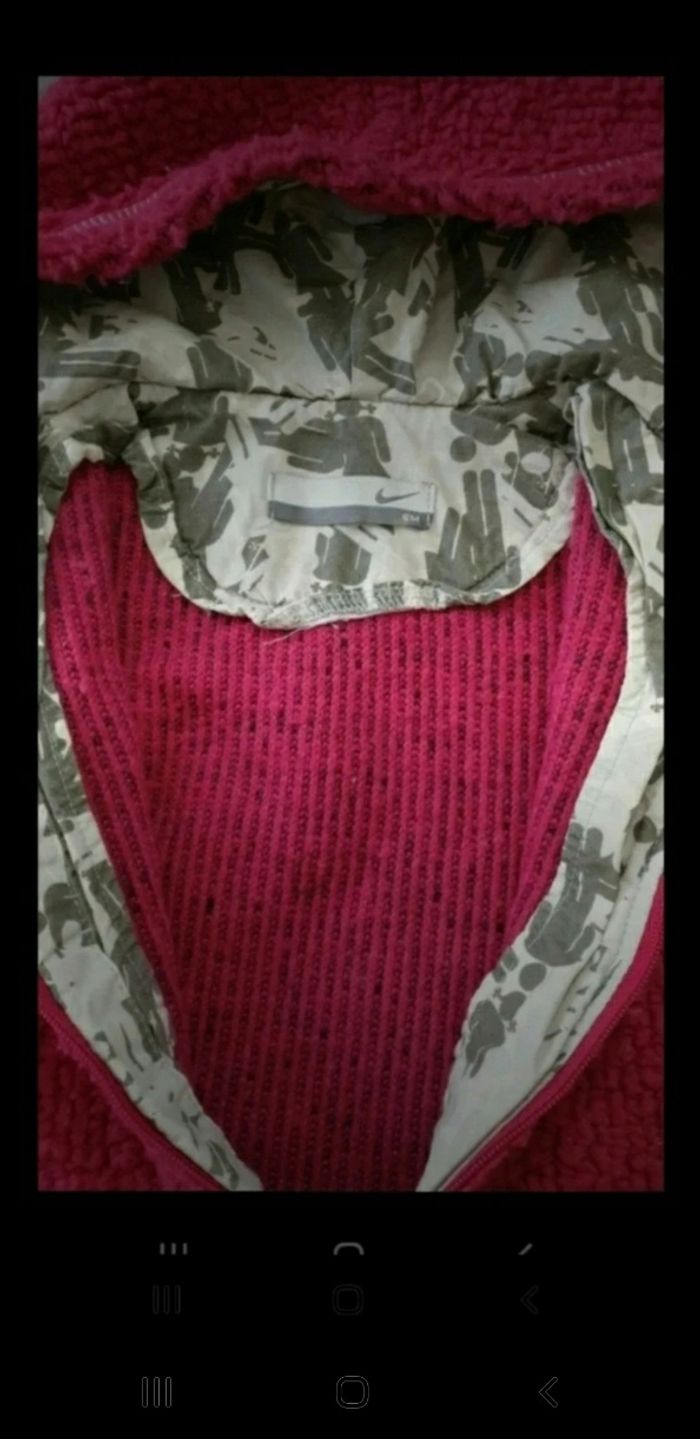 Veste moumoute fille nike 6 mois - photo numéro 4