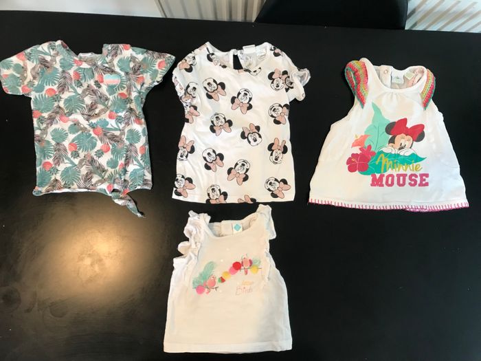 Lot 4 tee-shirts manches courtes