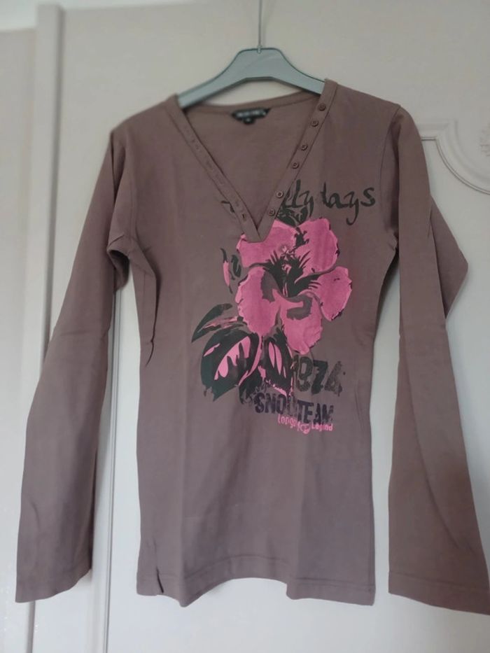Tee-shirt manches longues Longboard taille M - photo numéro 2