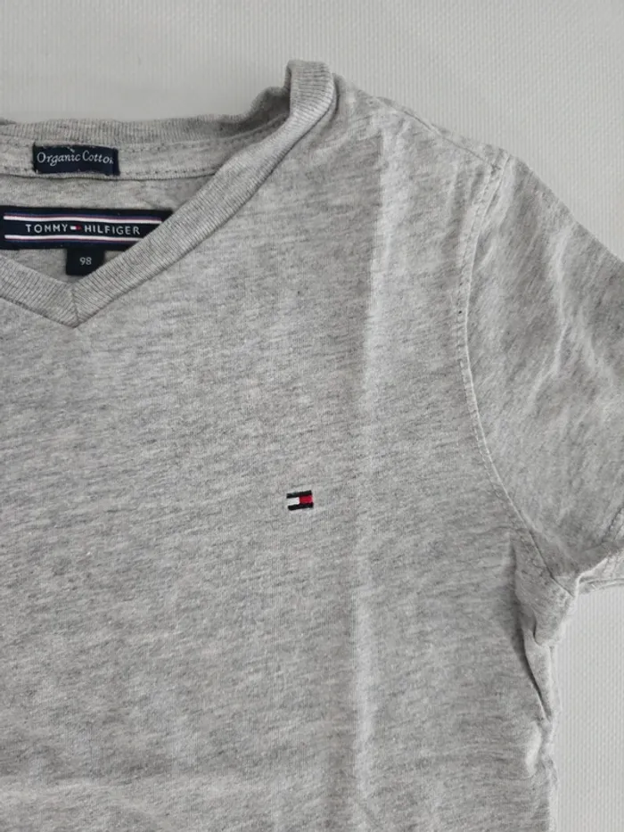 Tee shirt gris - Tommy Hilfiger - photo numéro 2