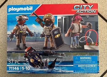 Playmobil 71146 Equipe des Forces spéciales avec Bandit - City Action