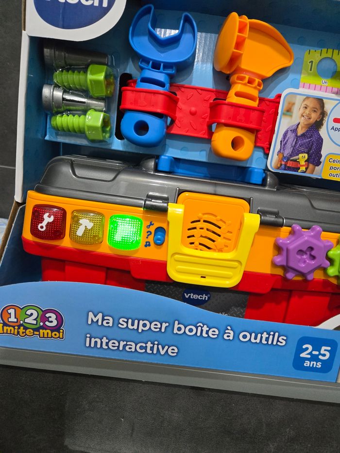 Vtech neuf boite à outils interactive pour apprendre en jouant - photo numéro 2