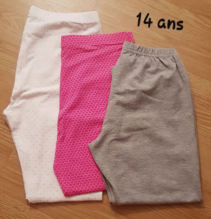 Lot leggings filles 14 ans OKAIDI