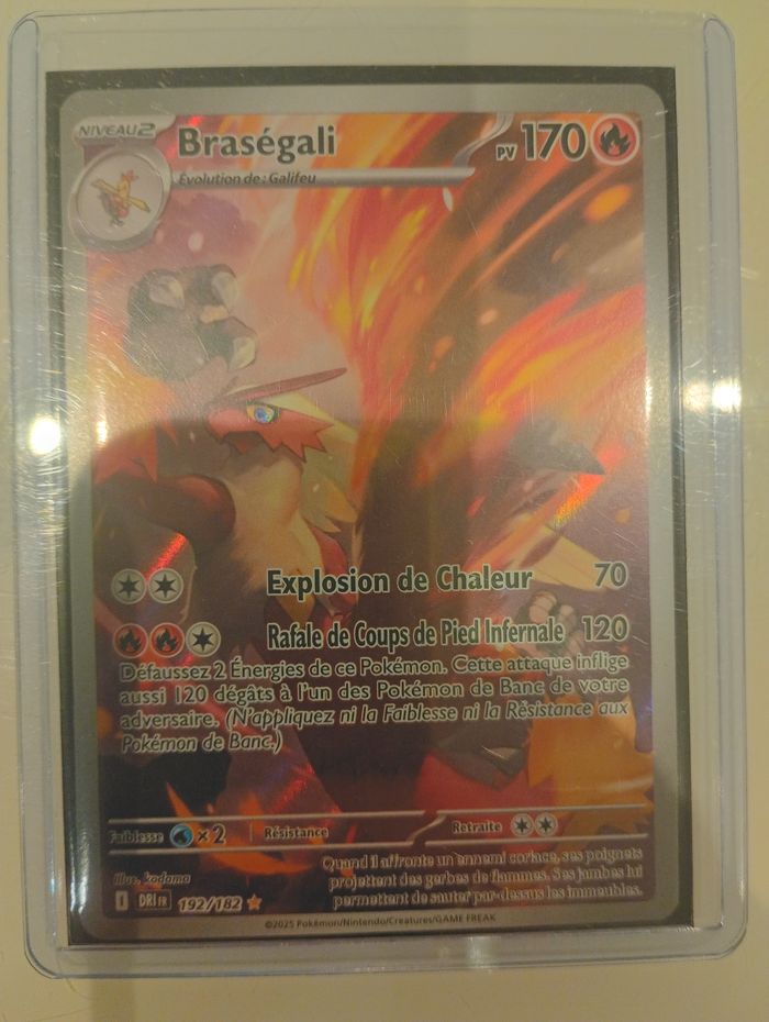 Carte Pokémon Braségali 192182 Écarlate et Violet Rivalités Destinées