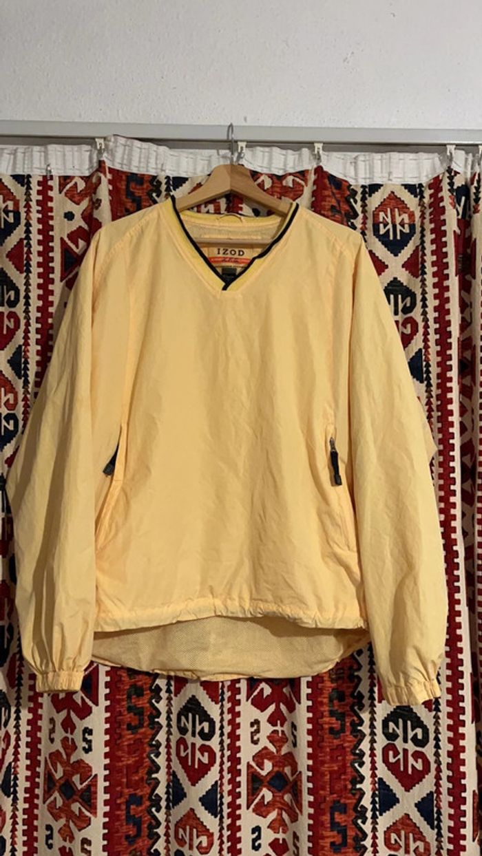 Veste parka coupe vent jaune