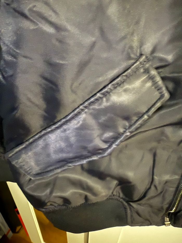 Bomber femme bleu nuit - photo numéro 2