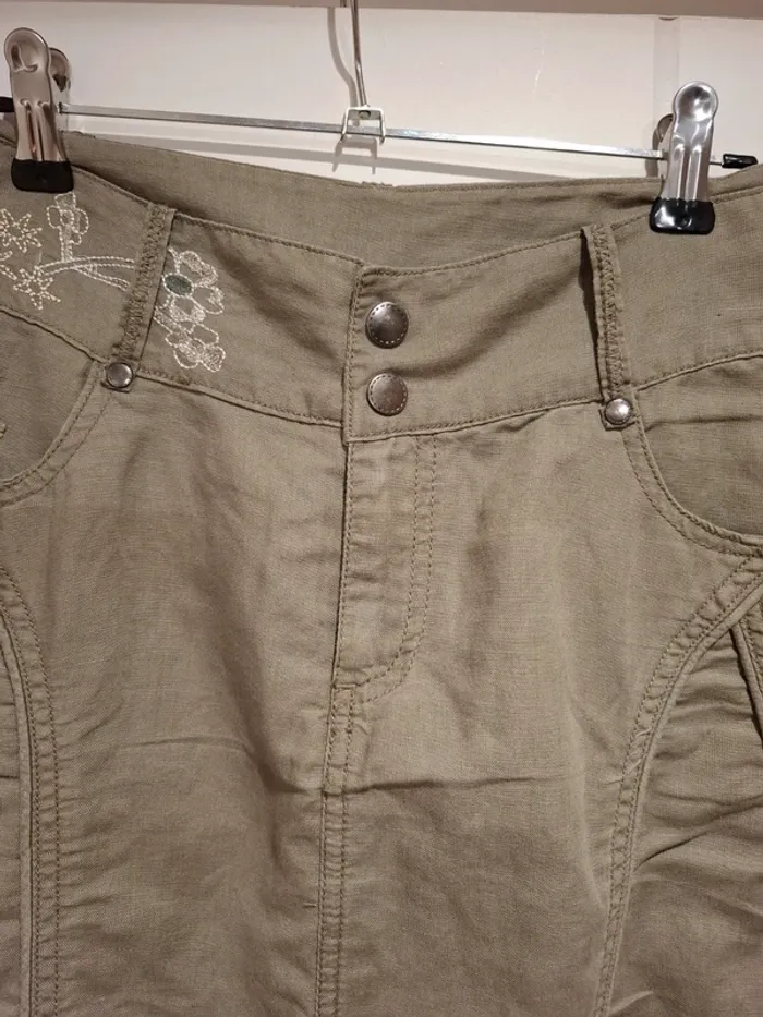 Jupe kaki 36 très bon état - photo numéro 5
