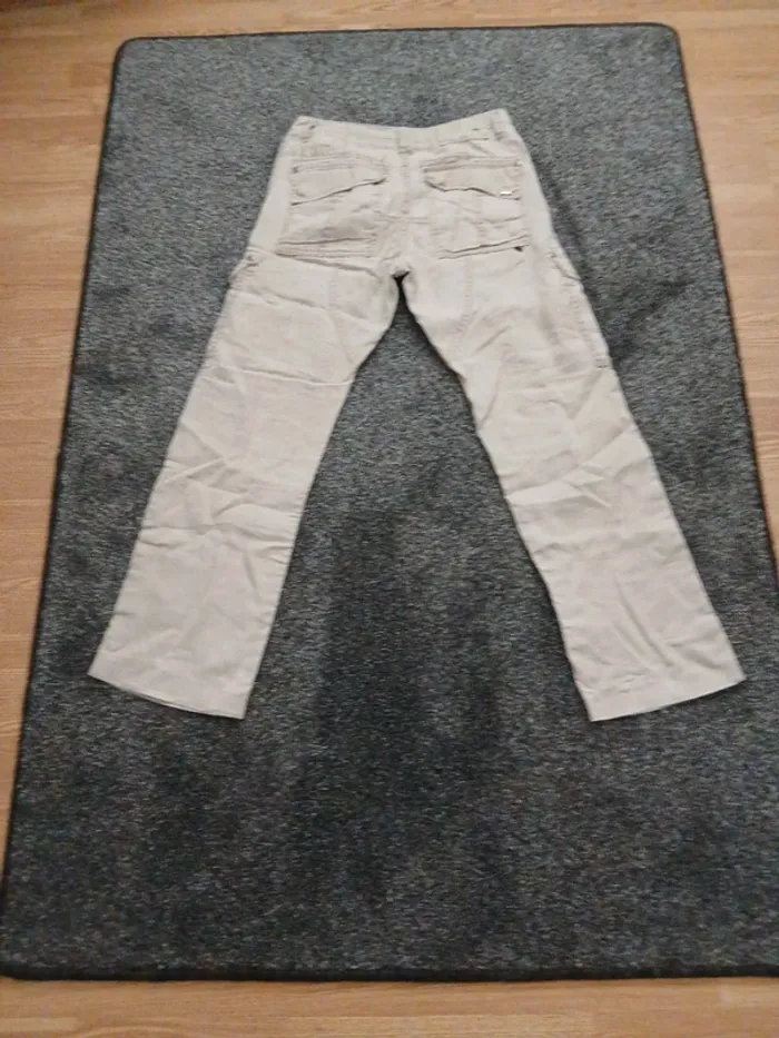 Pantalon celio léger style cargo taille 36 en ramie - photo numéro 6
