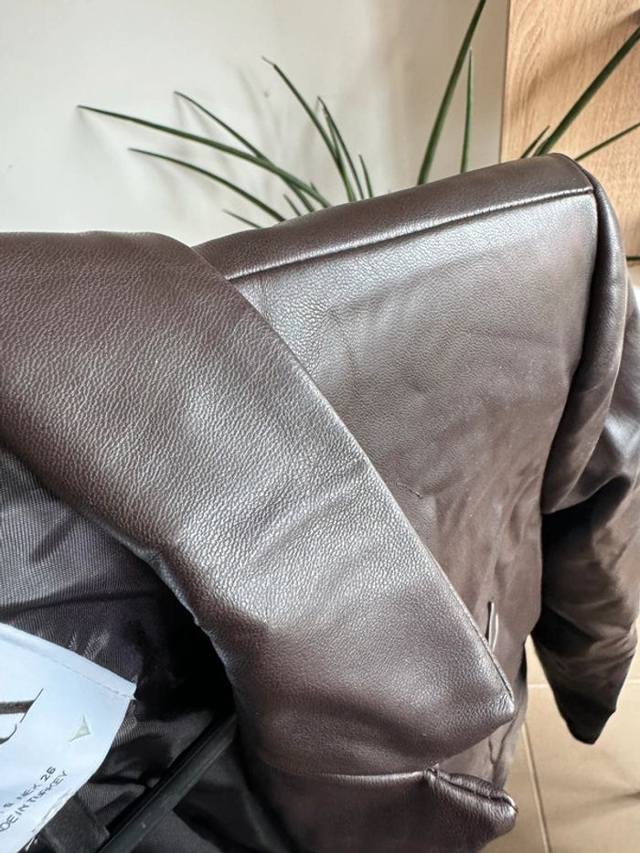 Blazer chocolat Zara - photo numéro 3