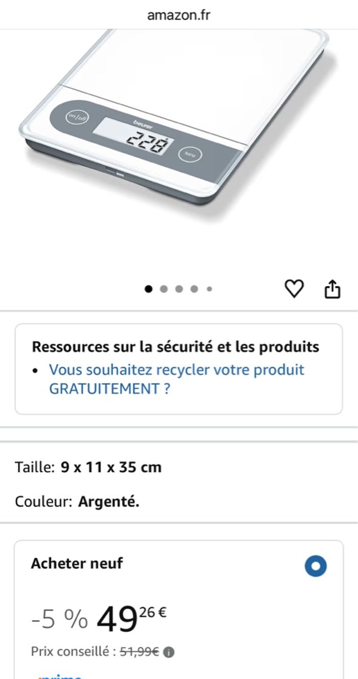 Balance domestique neuve - photo numéro 3