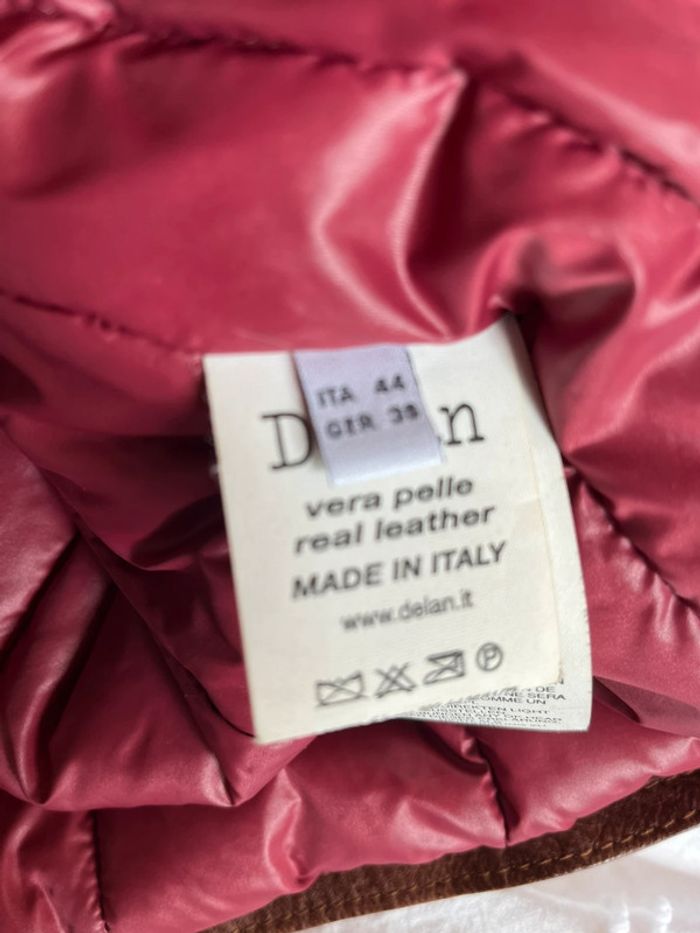 Très belle veste en cuir marron Dëlan - photo numéro 9