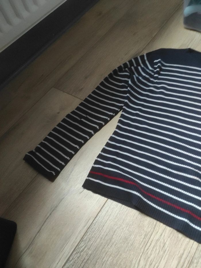 Tee shirt marin taille 2 ou m - photo numéro 4