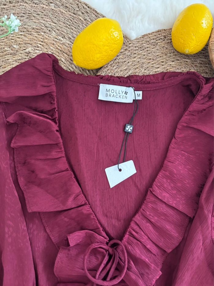 Robe bordeaux Molly Bracken taille M - photo numéro 2