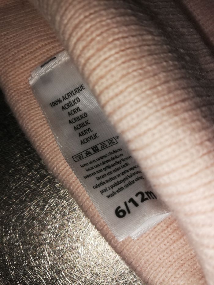 Bonnet rose clair 6 mois fille carrefour - photo numéro 3