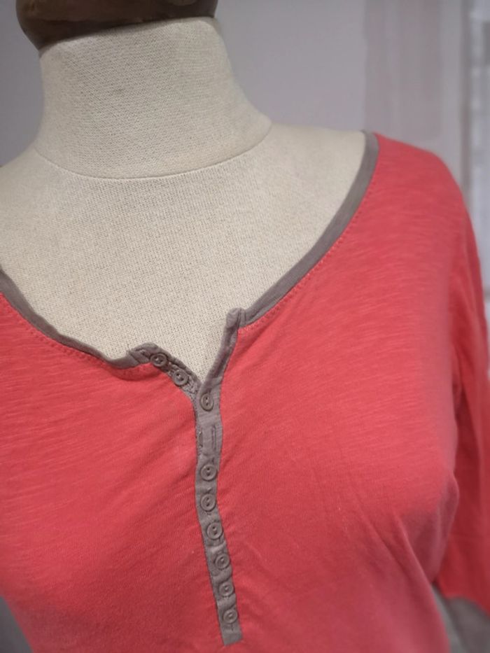 T-shirt manche 3 4 promod - photo numéro 2