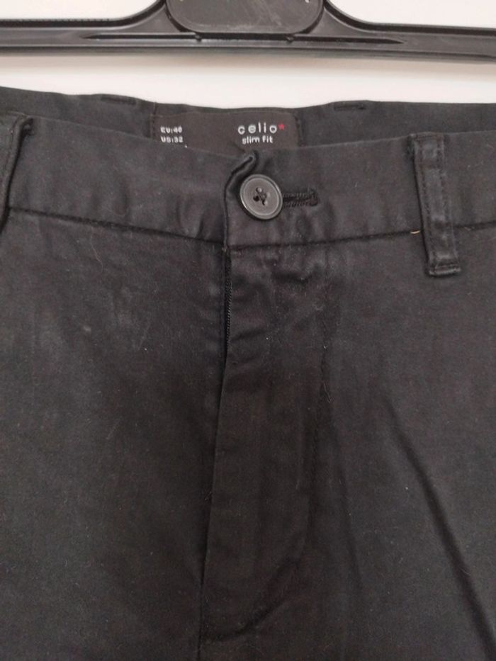 Pantalon cérémonie costume noir classe homme Celio 40 - photo numéro 5