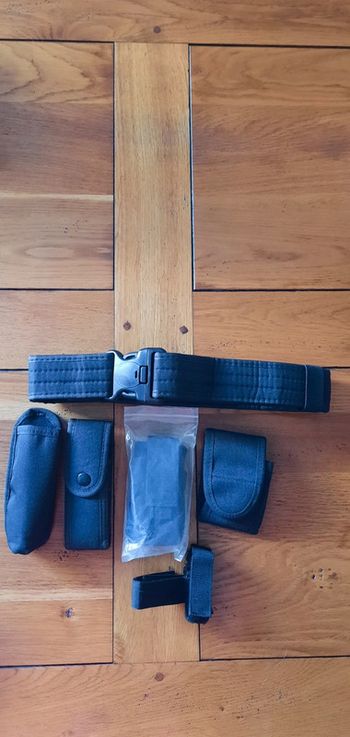 ceinturon d'intervention + porte-accessoires  - Noir - TOE